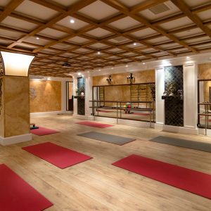 Yoga room interior